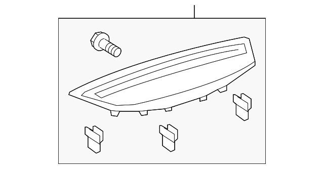 55981-06040-B1 DEFROSTER TRIM