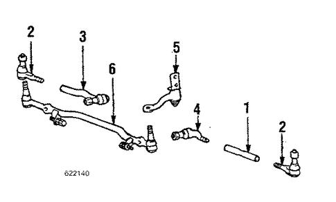 Starion STEERING LINKAGE