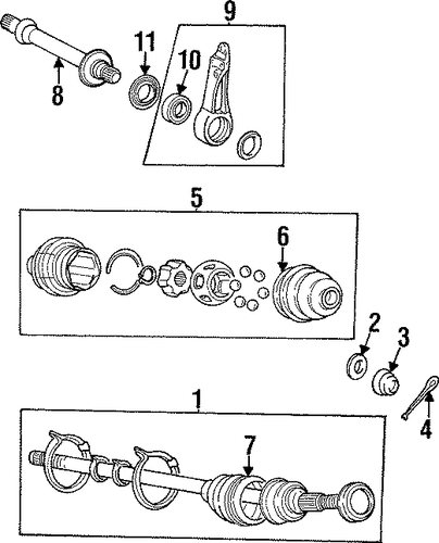 Sonata DRIVE AXLES