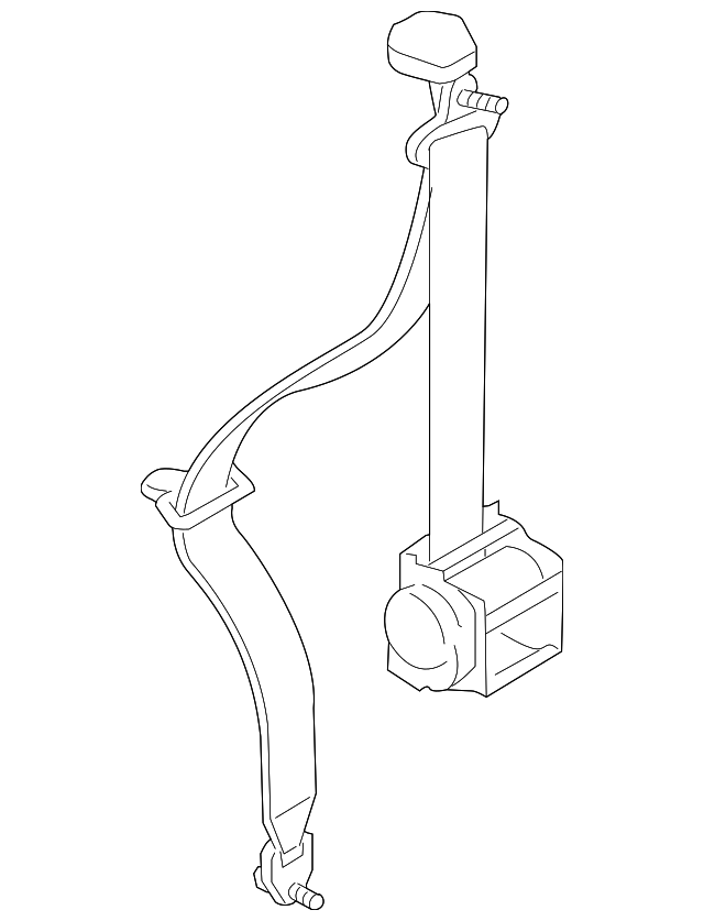 TDY1-57-890B-75 Деталь OUTER BELT ASSY, LEFT