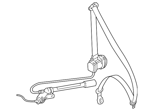 4D0-857-705-AB-KPF Деталь RETRACTOR ASSY, LEFT