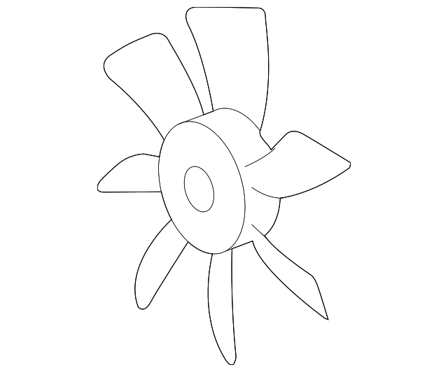 16361-20220 FAN BLADE, RIGHT