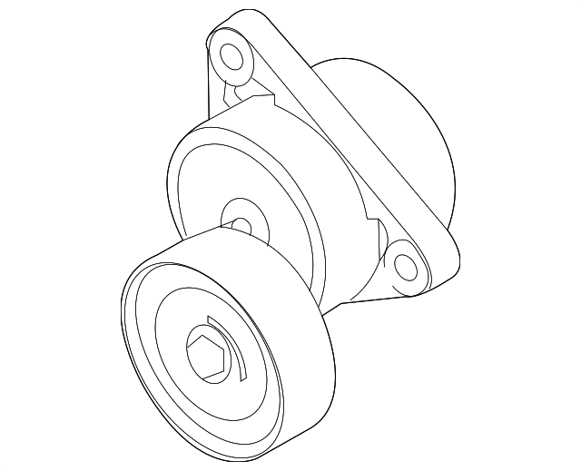 25184786 Деталь SERPENTINE TENSIONER