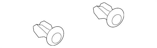 3D0-853-576-B Деталь ROCKER MOLDING CLIP, LEFT