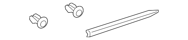 3D7-854-633-6W8 Деталь ROCKER MOLDING, LEFT