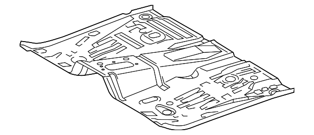 58111-74010 Деталь FRONT FLOOR PAN