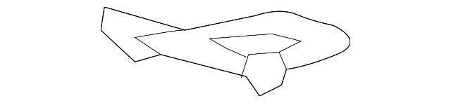 58129-74010 Деталь FRONT FLOOR PAN PLATE, LEFT
