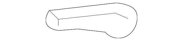 19124629 RECLINE HANDLE, LEFT