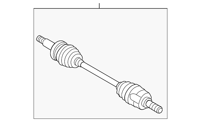 49601-2Y000 Деталь AXLE ASSY, RIGHT