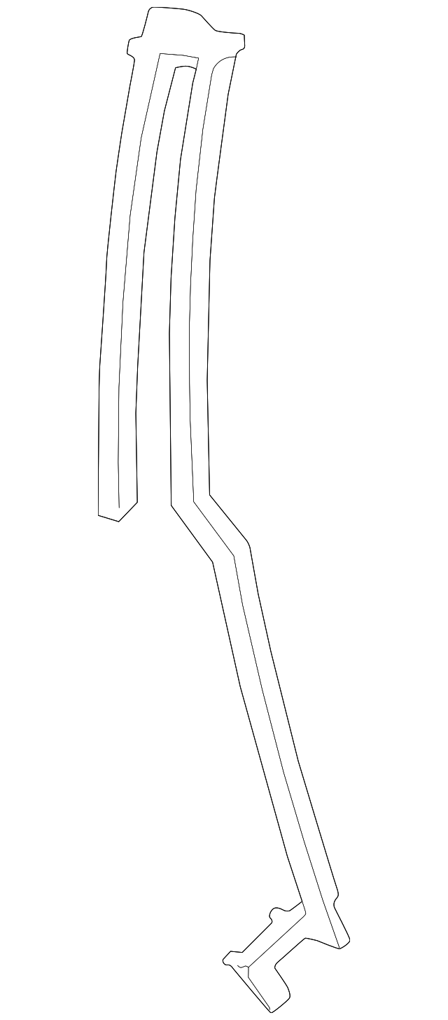 15739816 Деталь WEATHERSTRIP, RIGHT