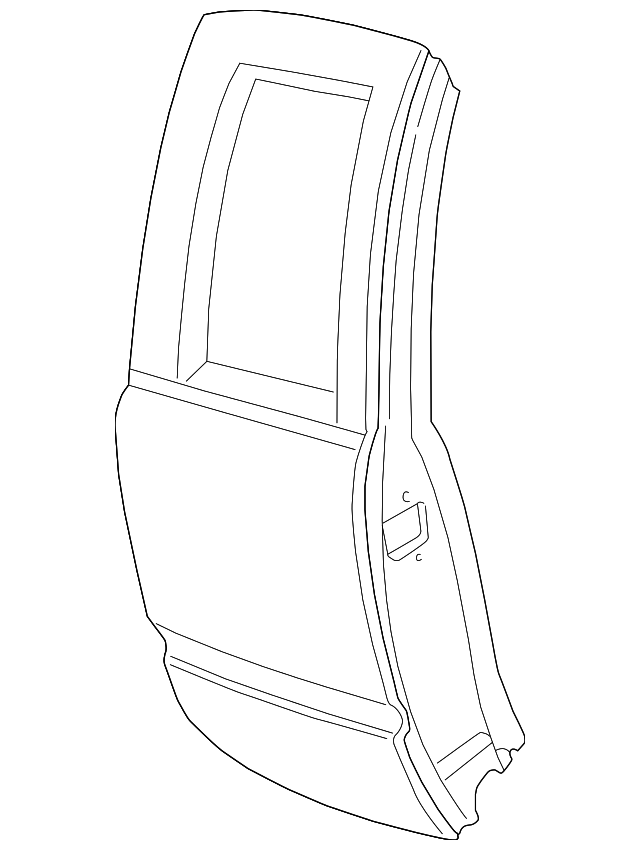 88944298 Деталь DOOR SHELL, RIGHT