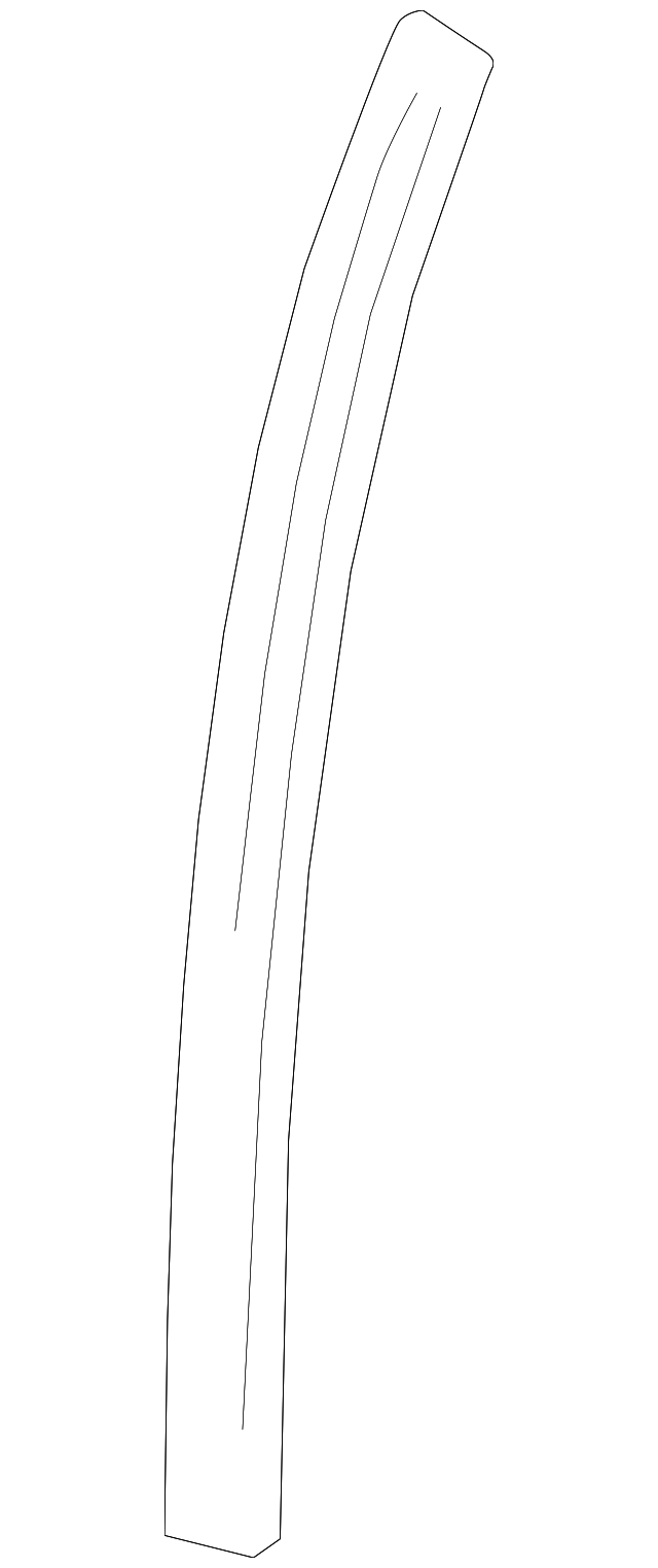 15722001 Деталь WEATHERSTRIP, RIGHT