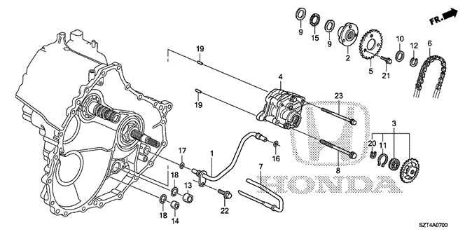 TRANSMISSION - AUTOMATIC/CVT OIL PUMP for 2011 Honda CR-Z #1