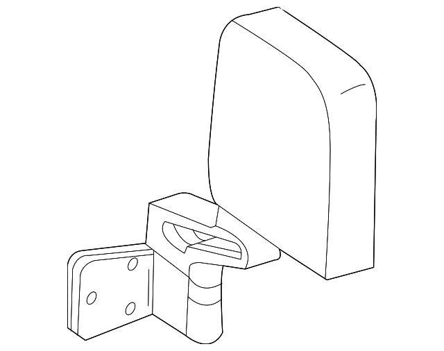 68080255AA Деталь MIRROR, LEFT