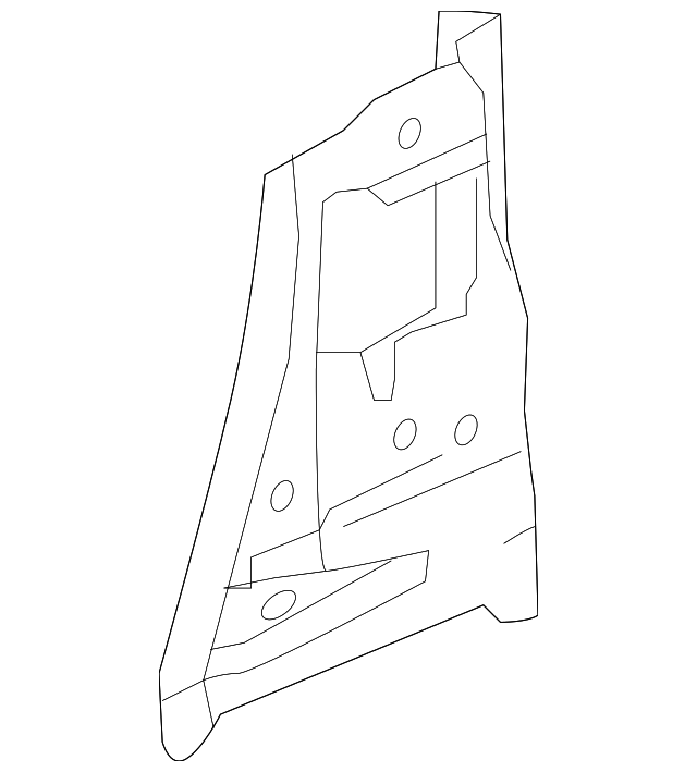 22904359 Деталь FILLER PANEL, LEFT