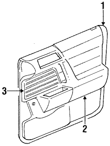 Spirit INTERIOR TRIM - FRONT DOOR