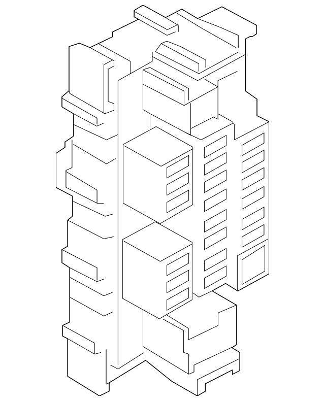 19317457 Деталь FUSE & RELAY BOX