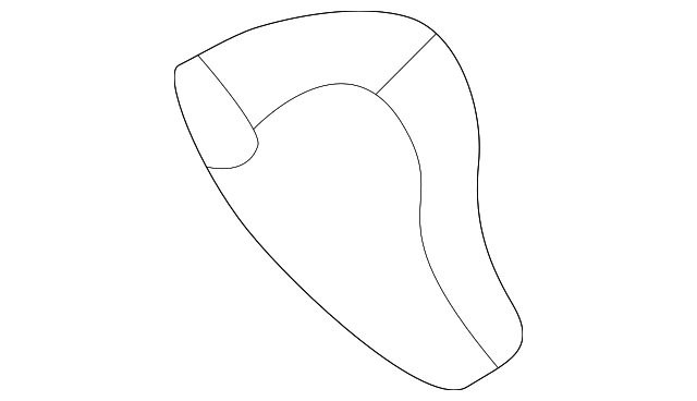 3B0-858-548-A-89H MIRROR INSIDE COVER, RIGHT