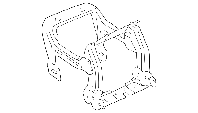 51-16-8-161-598 Деталь CONSOLE ASSY REAR BRACKET