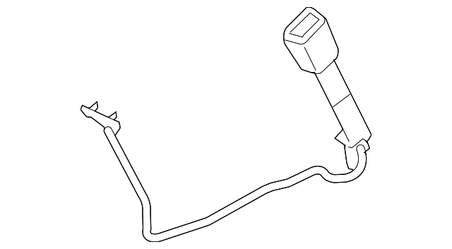 86842-9AA8D BUCKLE, RIGHT