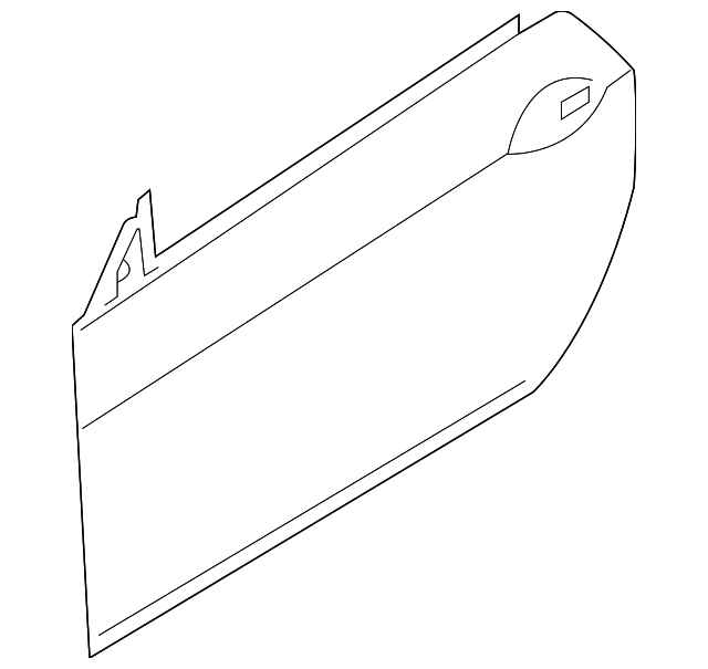 41-51-7-294-991 Деталь DOOR SHELL, LEFT