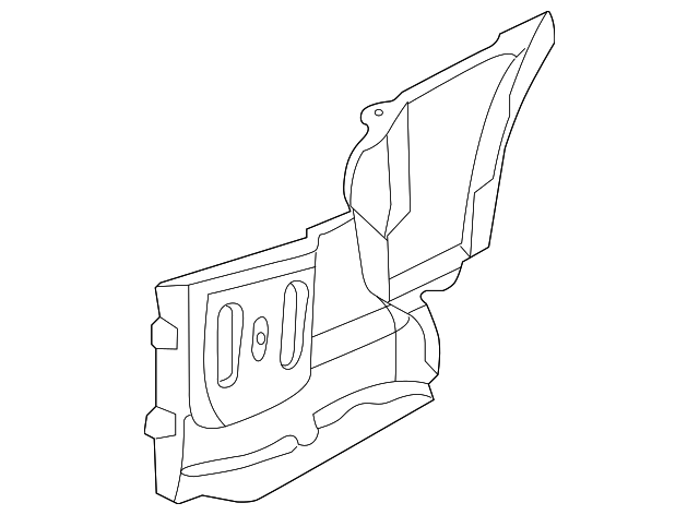 T060-68-870B-05 Деталь TRUNK SIDE TRIM, LEFT