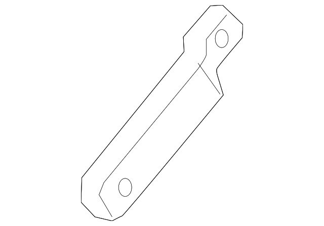 F2GZ-9647-A Деталь AIR HOSE FRONT BRACKET