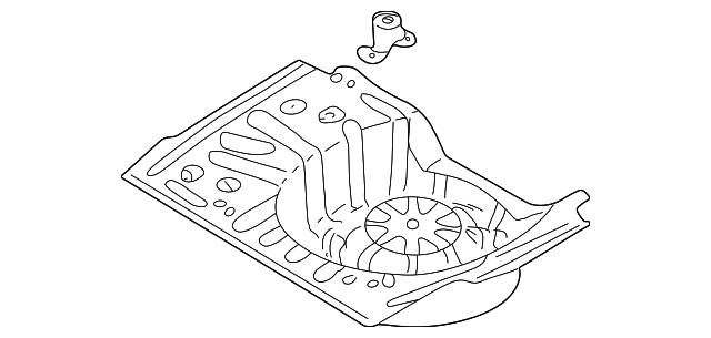 BNYV-53-75X Деталь REAR FLOOR PAN