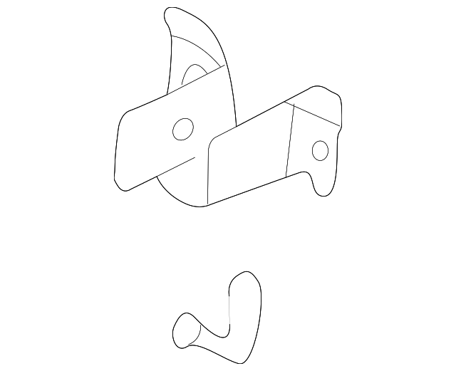 BN5V-53-890 Деталь BRACKET, RIGHT