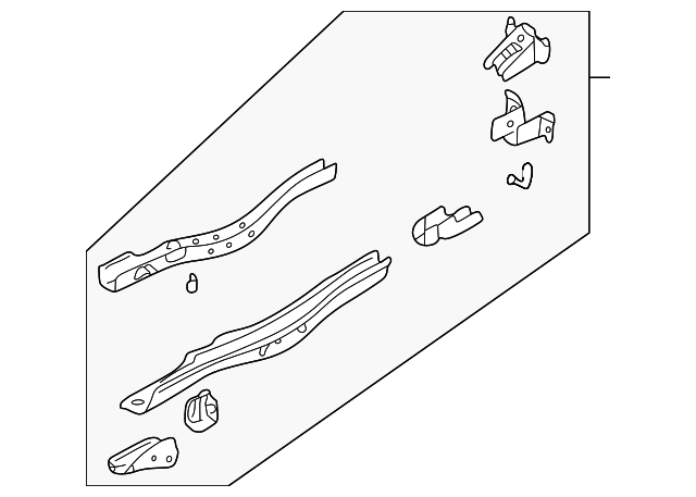 BN5V53810 Деталь SIDEMEMBER ASSY, RIGHT