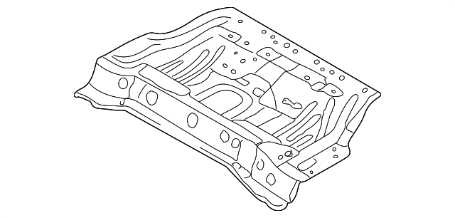 BNYV-53-70X Деталь CENTER FLOOR PAN