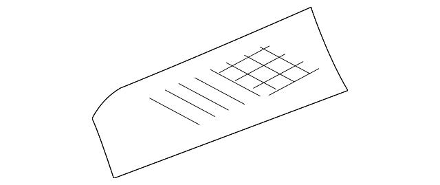 5030042AB Деталь UPPER GRILLE
