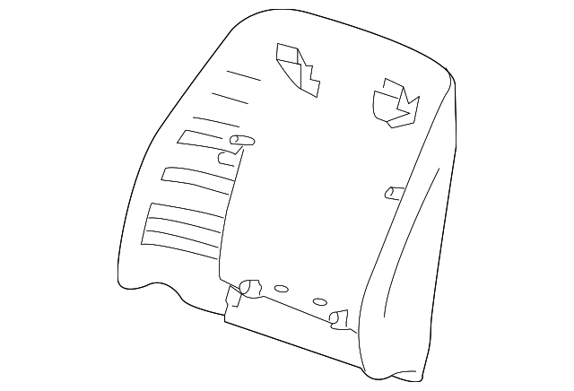 25939325 Деталь SEAT BACK PANEL