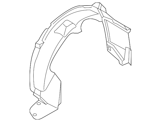 25950043 FENDER LINER, LEFT