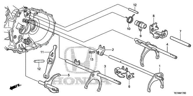ACCORD COUPE MT SHIFT FORK (V6)