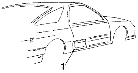 Daytona EXTERIOR TRIM - DOOR