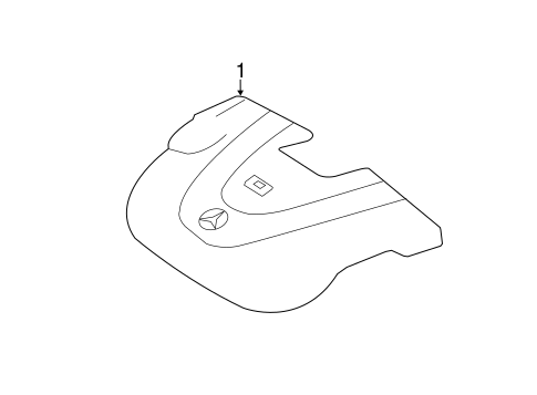 R350 ENGINE APPEARANCE COVER