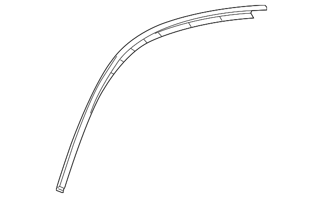 68096408AB Деталь UPPER W'STRIP RETAINER STRIP, RIGHT
