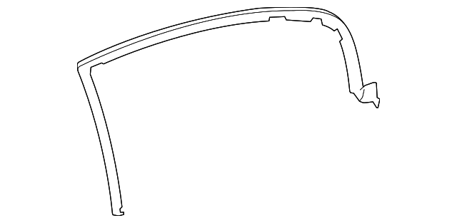 15907811 Деталь WINDOW MOLDING, RIGHT