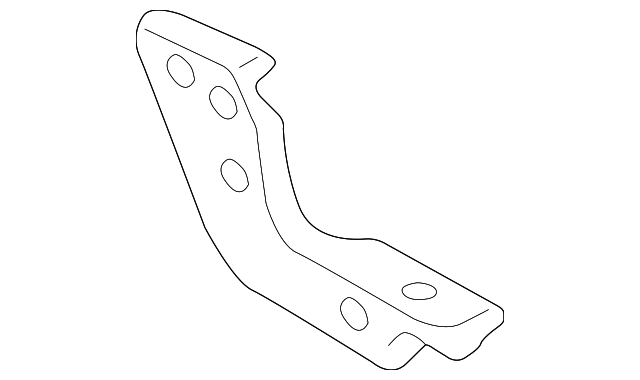 51798-35070 Деталь RUNNING BOARD MOUNT BRACKET, LEFT