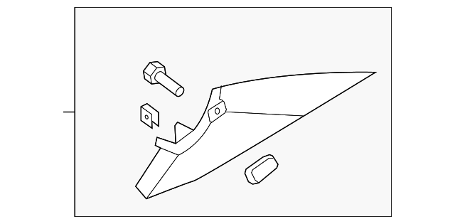 85850-3M000-TX Деталь UPPER QTR TRIM, LEFT