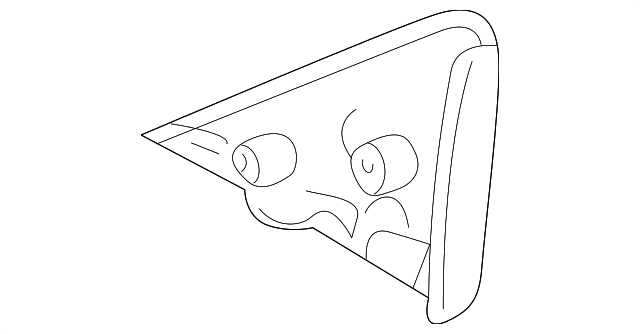 GD7A69111C Деталь INNER COVER, RIGHT