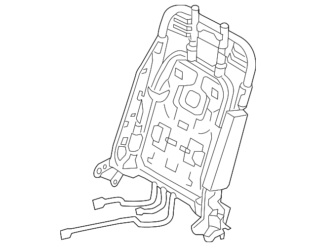 88310-3X355 SEAT BACK FRAME