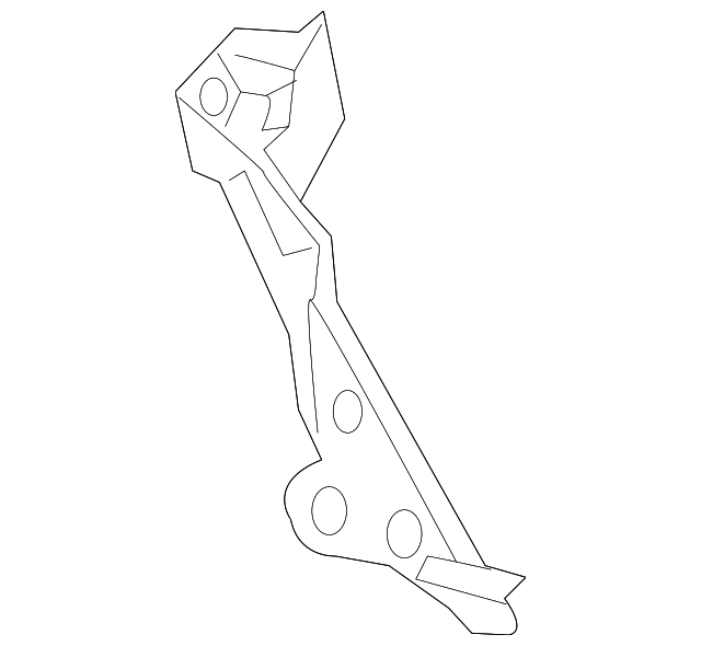 22794521 Деталь UPPER TRIM BRACKET, LEFT