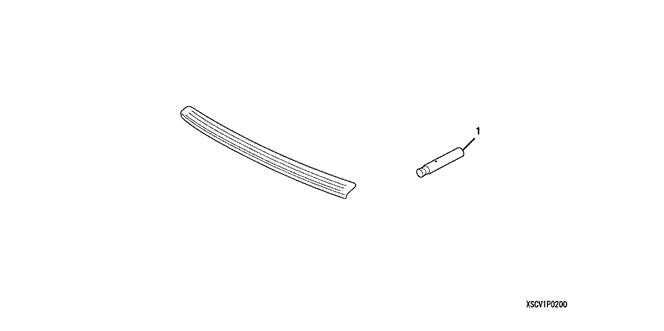 ACCESSORIES/REAR BUMPER TRIM for 2008 Honda ELEMENT #1