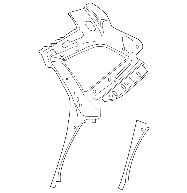 4L0-809-046 Деталь UPPER PANEL, RIGHT
