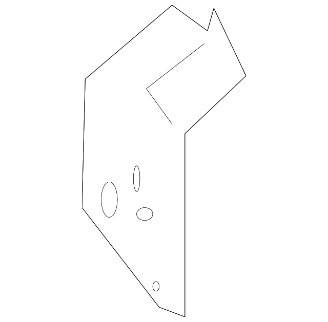 4L0-809-071 Деталь PILLAR REINF, LEFT