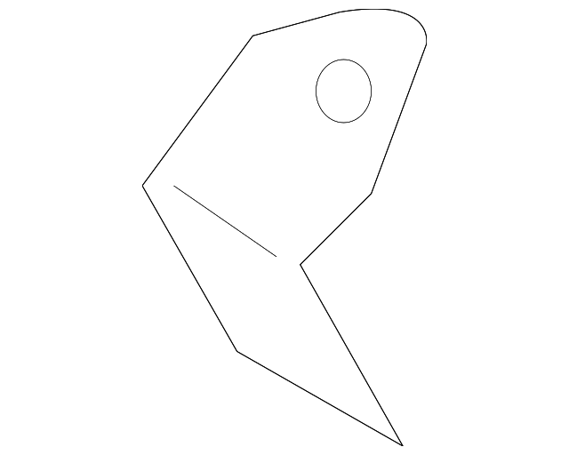 4L0-809-321-A Деталь BRACKET, RIGHT