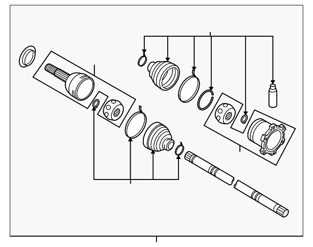 39600-80B0A Деталь AXLE ASSY, LEFT
