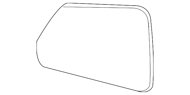 25828087 Деталь MIRROR GLASS, RIGHT